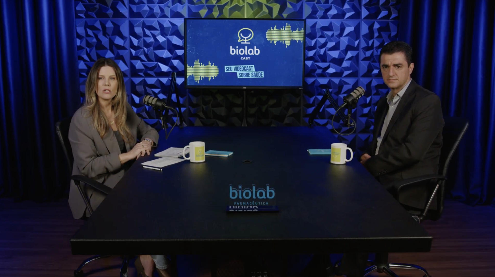 Biolab Cast gravando no Studio B